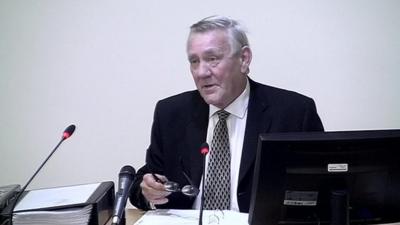 Alec Owens gives evidence to the Leveson Inquiry into media ethics.