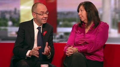 Paul Ward of the Terrence Higgins Trust and Julie Musonda