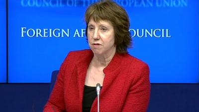 EU foreign policy chief Catherine Ashton