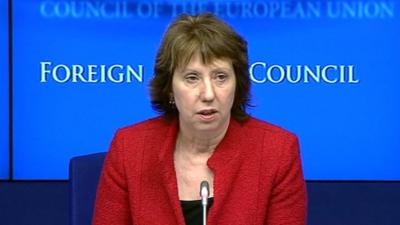 EU foreign policy chief, Catherine Ashton