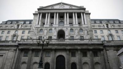 The Bank of England in London