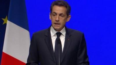 French President Nicolas Sarkozy