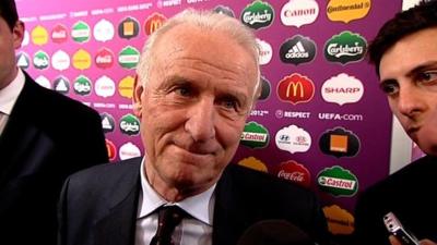 Giovanni Trapattoni reflects on the Euro2012 draw