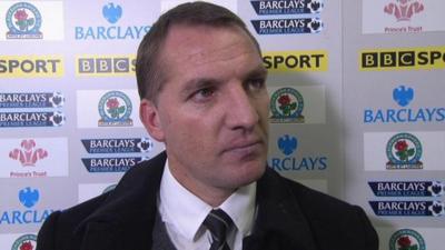 Swansea City manager Brendan Rodgers