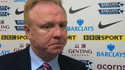 Aston Villa manager Alex McLeish