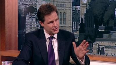 Deputy Prime Minister Nick Clegg