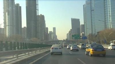 A highway in Beijing