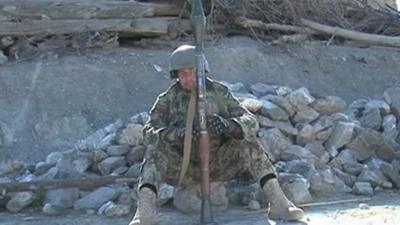 Soldier in Afghanistan