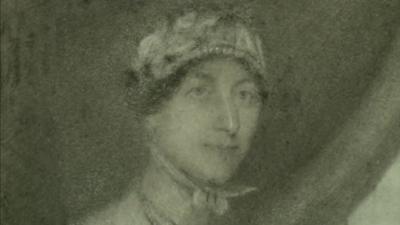 A portrait which some experts believe shows the face of Jane Austen