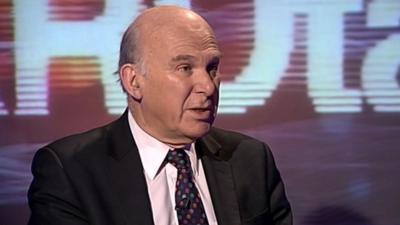 Business Secretary Vince Cable