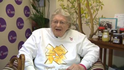 84 year-old Moira Starkey has been picked for the Olympic Torch Relay.