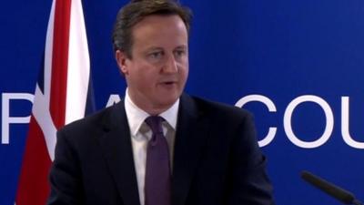 Prime Minister David Cameron