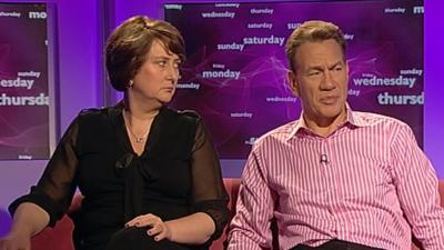 Jacqui Smith and Michael Portillo