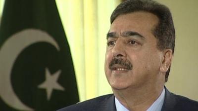 Pakistan's Prime Minister Youssef Raza Gilani