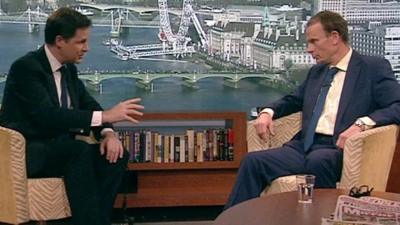 Andrew Marr interviews Deputy Prime Minister Nick Clegg