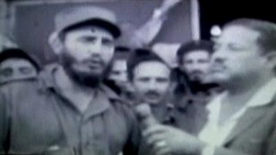 Fidel Castro during a 1959 interview