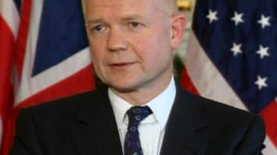 Foreign Secretary William Hague