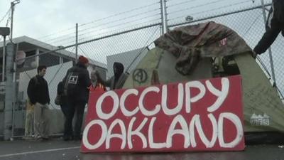 Occupy Oakland sign