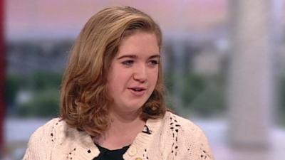 Recovered ME sufferer Rebecca