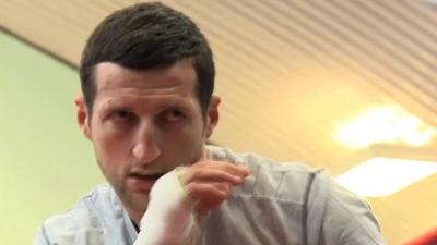 Carl Froch trains ahead of Saturday's fight with Andre Ward