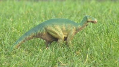 Toy Iguanodon dinosaur