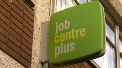 Job centre sign