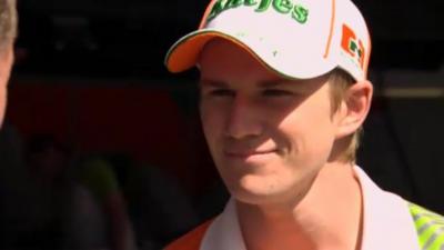 Newly-confirmed 2012 Force India driver Nico Hulkenberg