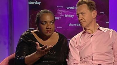 Diane Abbott and Michael Portillo