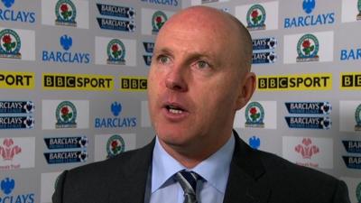 Blackburn Rovers boss Steve Kean