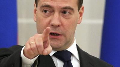 Russian President Dmitry Medvedev