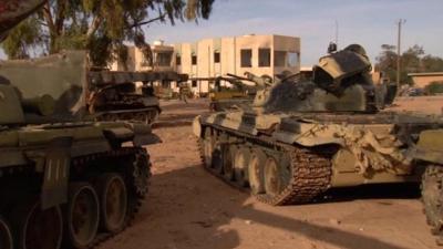 Tanks used during the Libya civil war