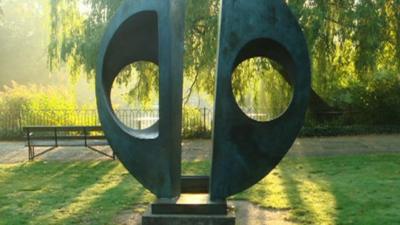 The stolen Barbara Hepworth sculpture