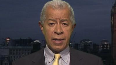 Lord Herman Ouseley, chairman of Kick It Out