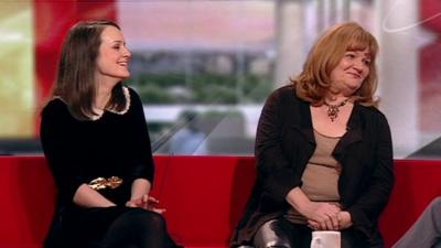 Sophie McShera and Lesley Nichol