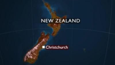 New Zealand map graphic