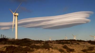Lenticular clouds