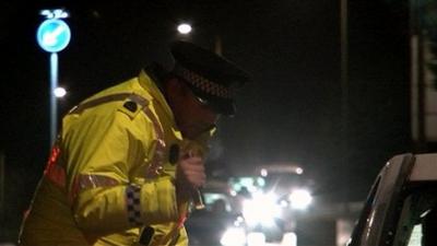 A special constable stops a driver