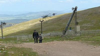 People walking on Cairngorm