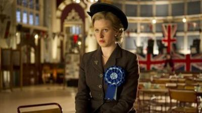 Alexandra Roach as a young Margaret Thatcher