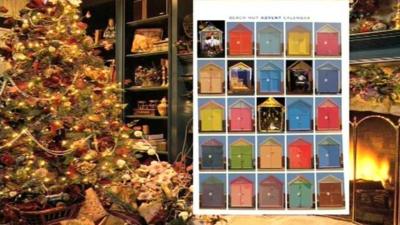 The beach hut advent calendar