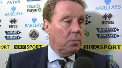 Spurs manager Harry Redknapp