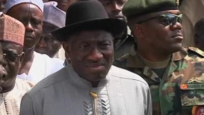 Nigerian President Goodluck Jonathan