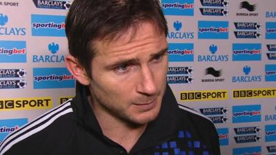 Chelsea midfielder Frank Lampard