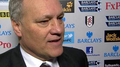 Fulham boss Martin Jol