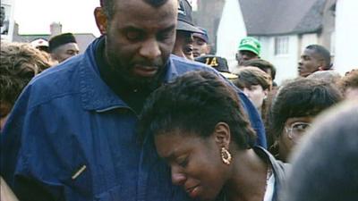 Neville and Doreen Lawrence; April 1993