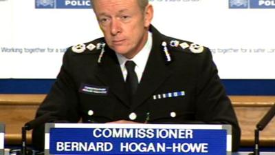 Met Police Commissioner Bernard Hogan-Howe