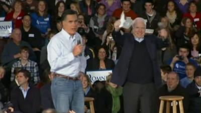 John McCain endorses Mitt Romney