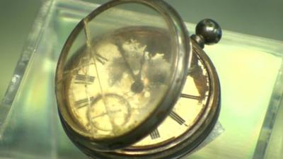 Pocket watch recovered from Titanic