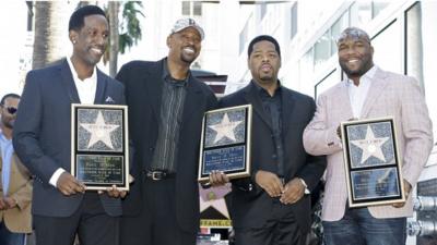 Shawn Stockman, Michael McCary, Nathan Morris and Wanya Morris