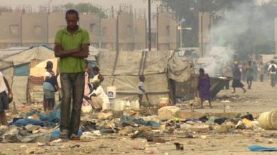 Haiti tent city